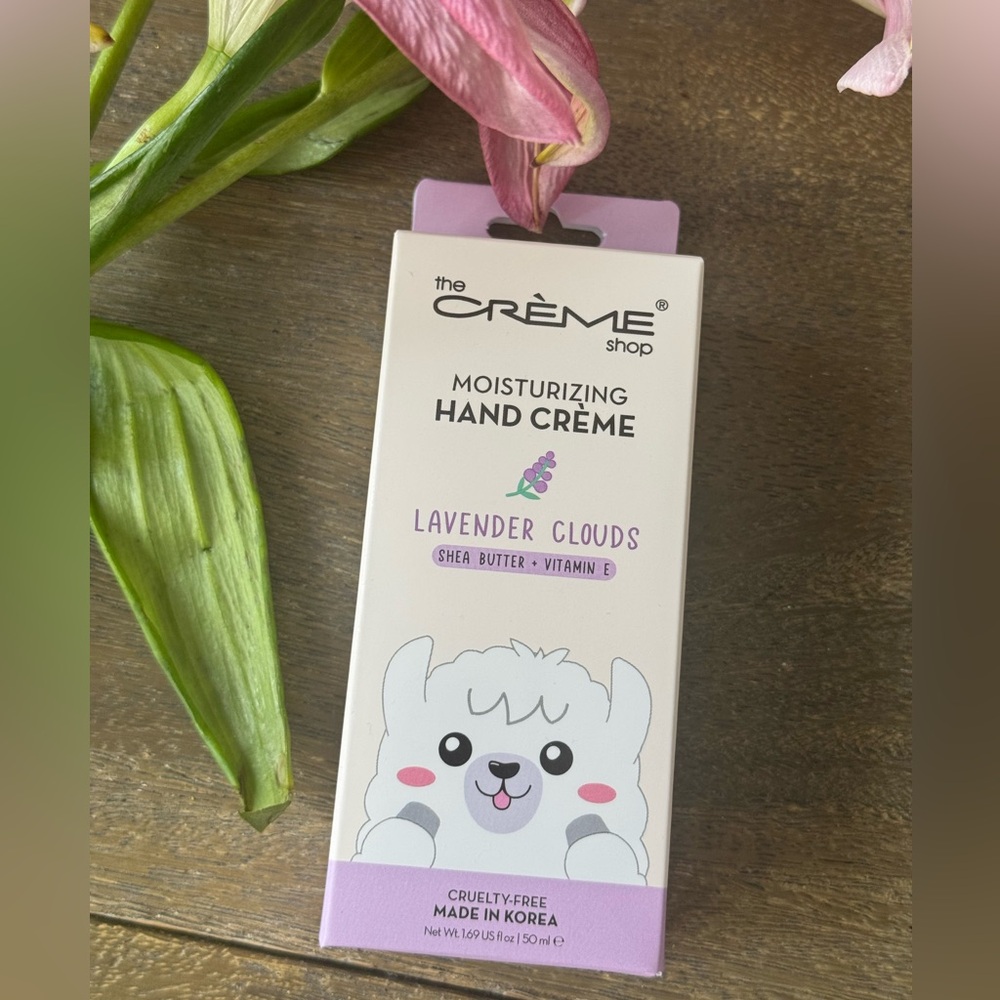 The Creme Shop Lavender Clouds Hand Creme Cream  Shea Butter & Vit E NEW